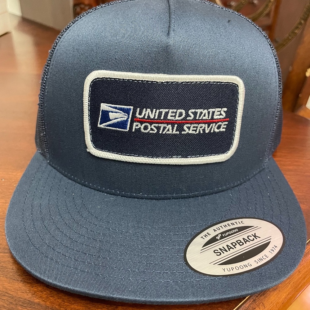 Patch Trucker USPS mailman priority trucker hat